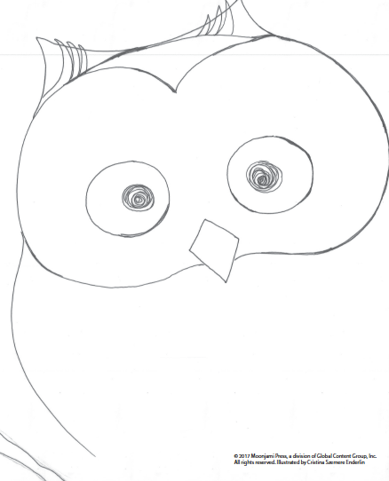 Printable: Owl coloring page